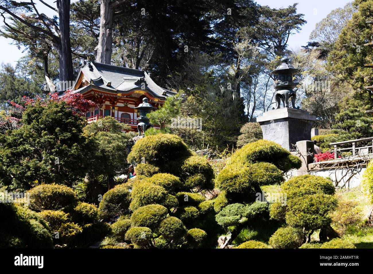 Japanese Tea Garden, Golden Gate Park, San Francisco, California Stock Photo