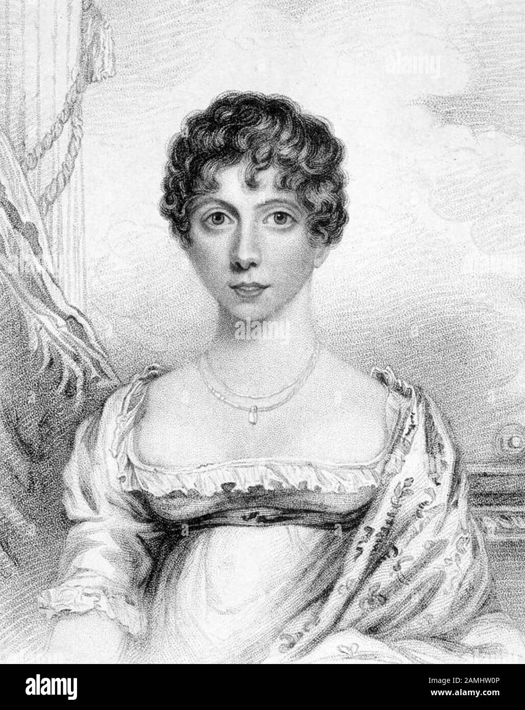 CAROLINE LAMB (1785-1828) Anglo-Irish aristocrat and novelist Stock Photo