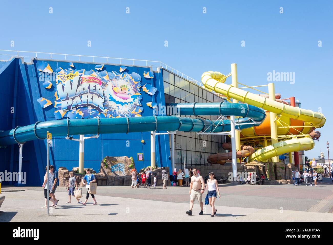 Blackpool waterpark slides sandcastle water park ocean boulevard hires