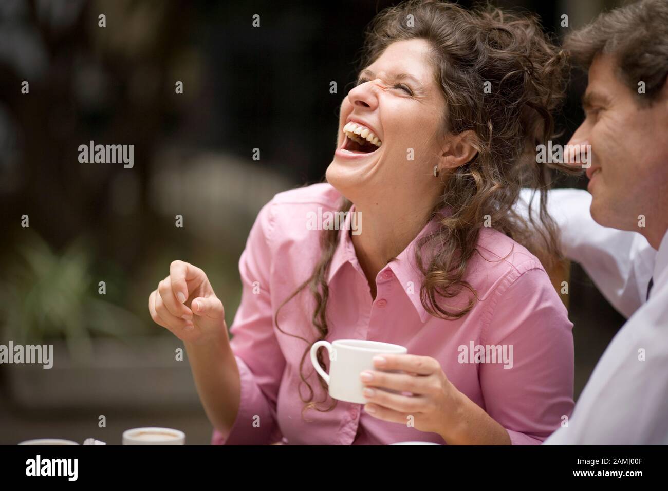 A couple is spending time together. Stock Photo