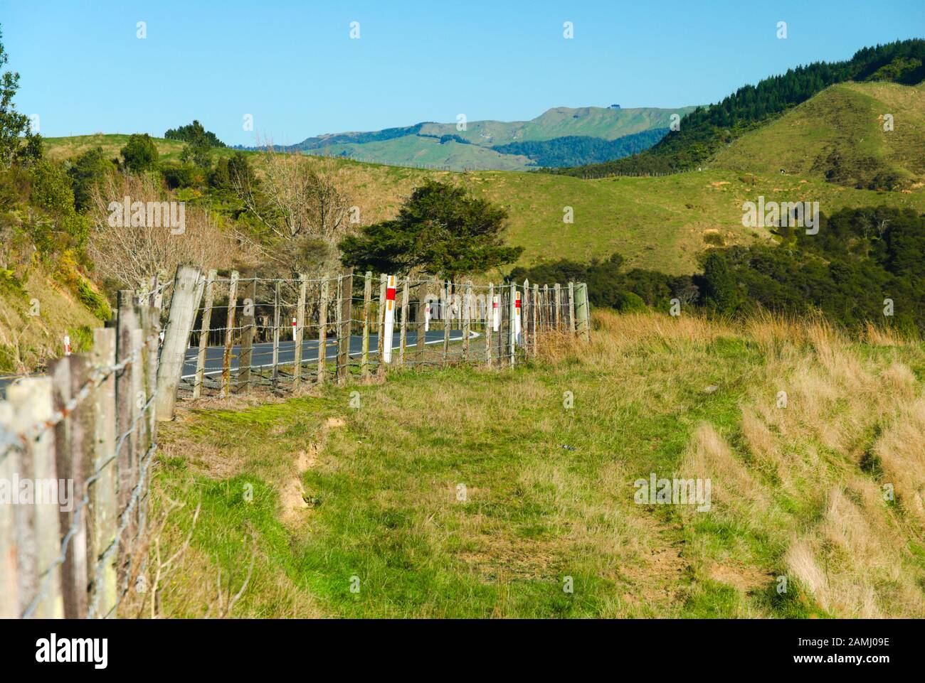 Agricultural land, Waikato Region, North Island, New Zealand Stock Photo Alamy