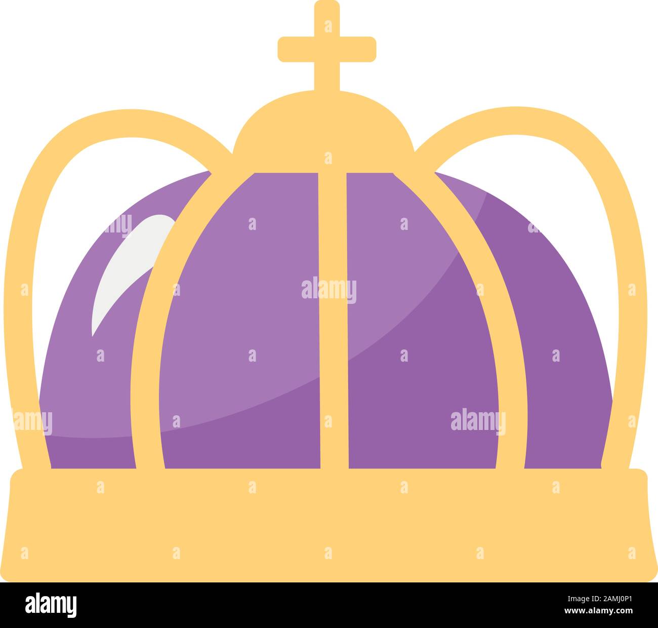 queen crown royal isolated icon Stock Vector Image & Art - Alamy