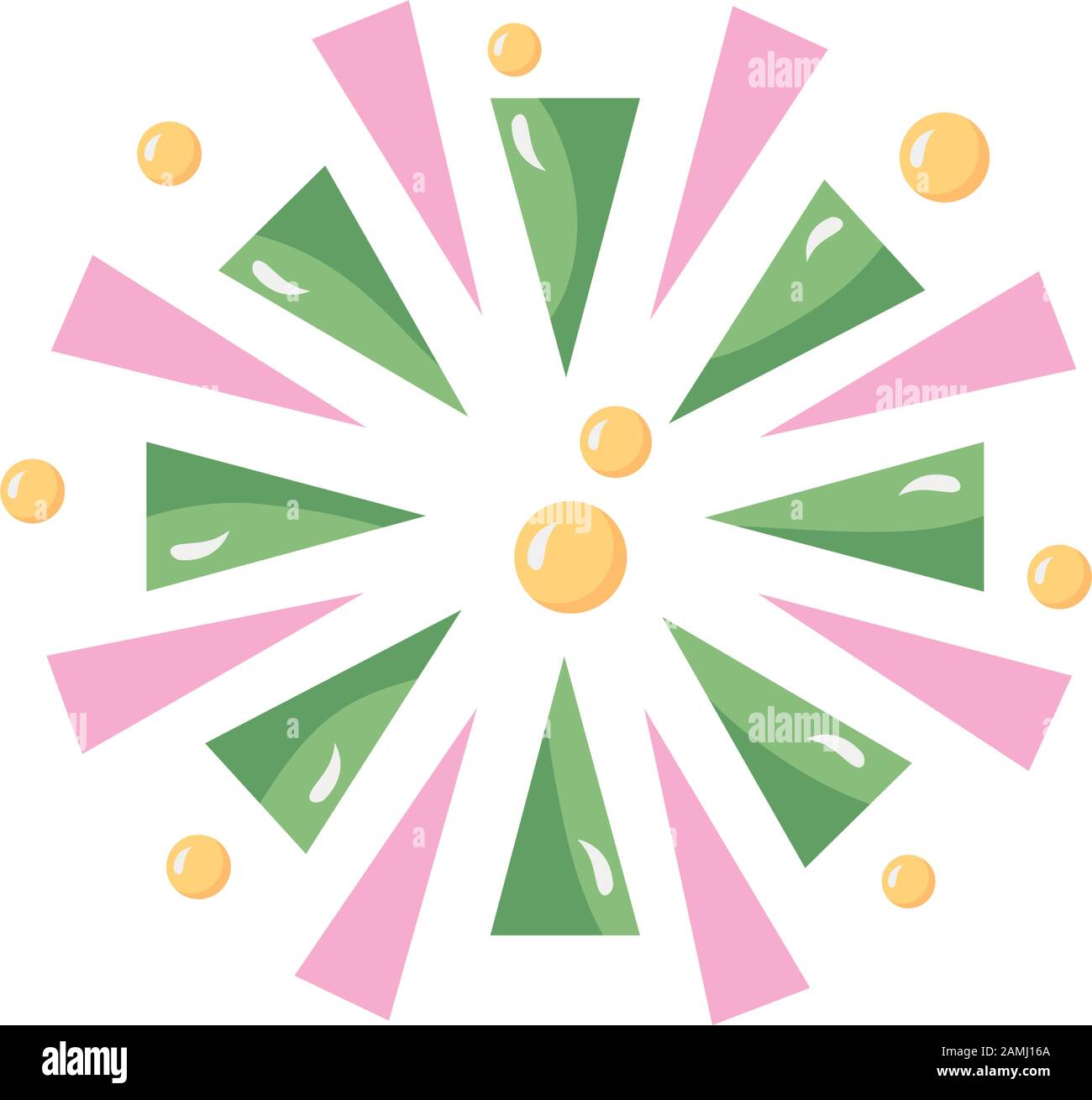 fireworks explosion party isolated icon Stock Vector Image & Art - Alamy