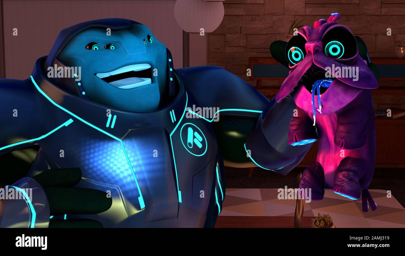 3below Tales Of Arcadia From Left Commander Varvatos Vex Voice Nick Offerman Luug Voice Frank Welker Mind Over Matter Season 1 Ep 103 Aired Dec 21 2018 Photo C Netflix Courtesy Everett Collection Stock Photo Alamy
