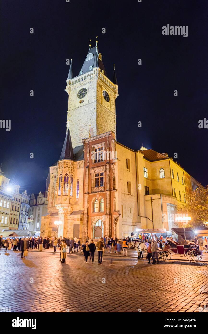 Old Town Hall, Prague, Czech Republic Stock Photo