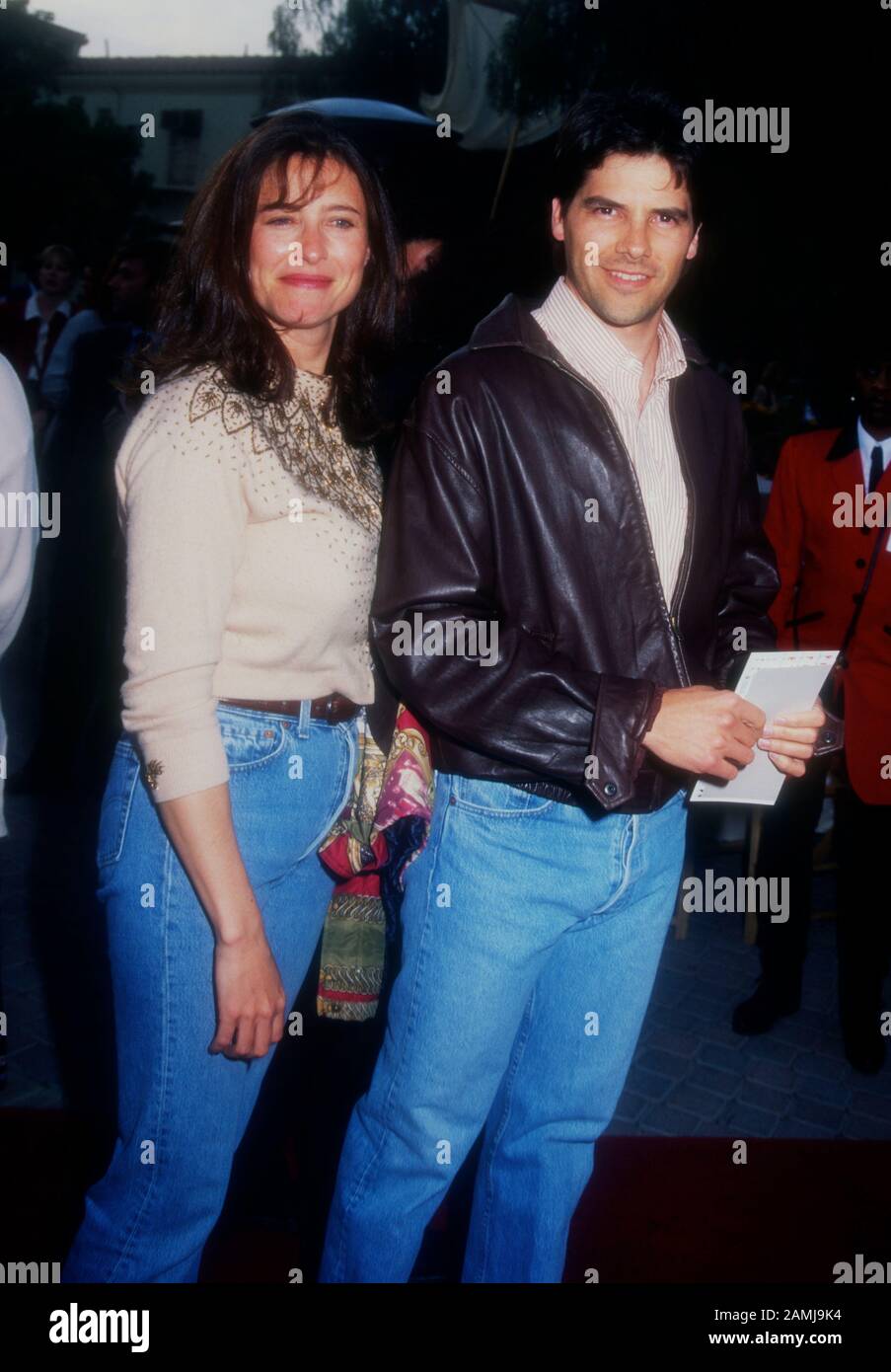 Los Angeles, California, USA 19th May 1995 Actress Mimi Rogers and husband  producer Chris Ciaffa attend 'Braveheart' Premiere on May 19, 1995 at  Paramount Studios in Los Angeles, California, USA. Photo by