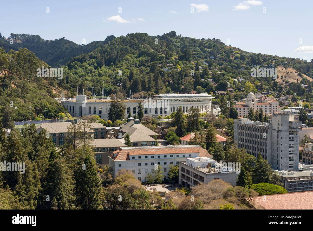 The University of California, Berkeley (UC Berkeley or Cal) is a public research university in Berkeley, California, USA. Stock Photo