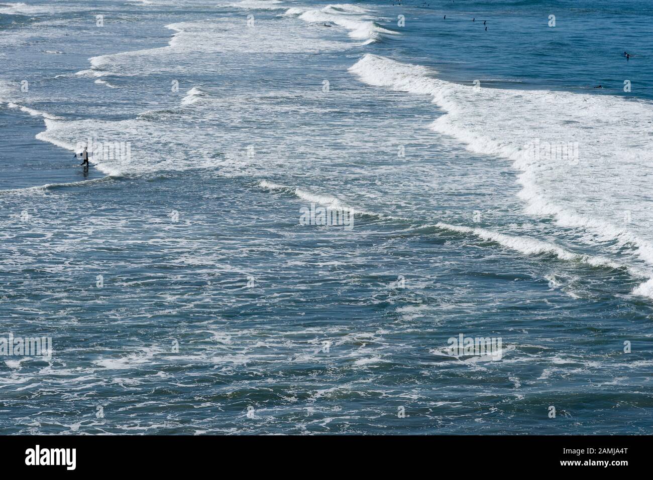 Lands End beach & surf in San Francisco within the Golden Gate National Recreation Area. It is a