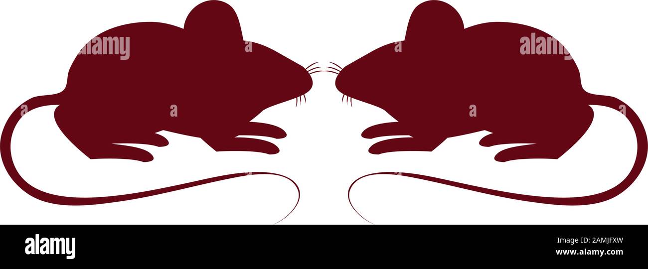 cute little mouses isolated icons Stock Vector Image & Art - Alamy