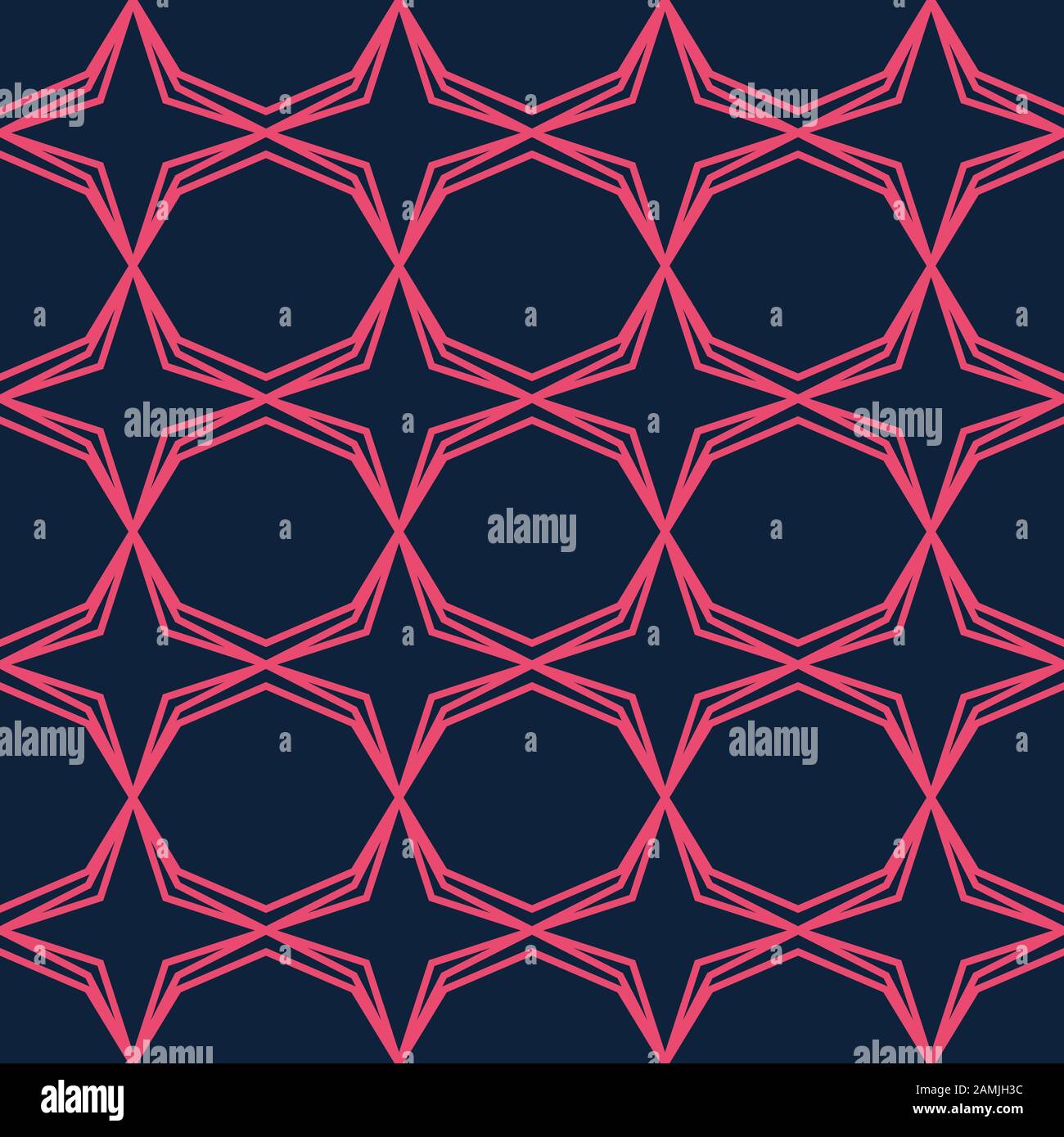 Pink Stars seamless pattern background retro vintage design vector ...