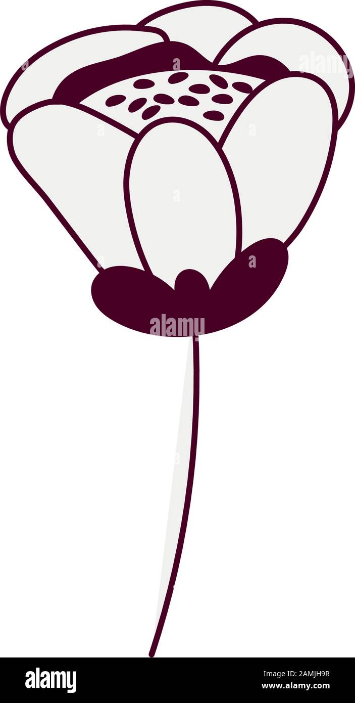 beautiful flower desing isolated icon Stock Vector Image & Art - Alamy