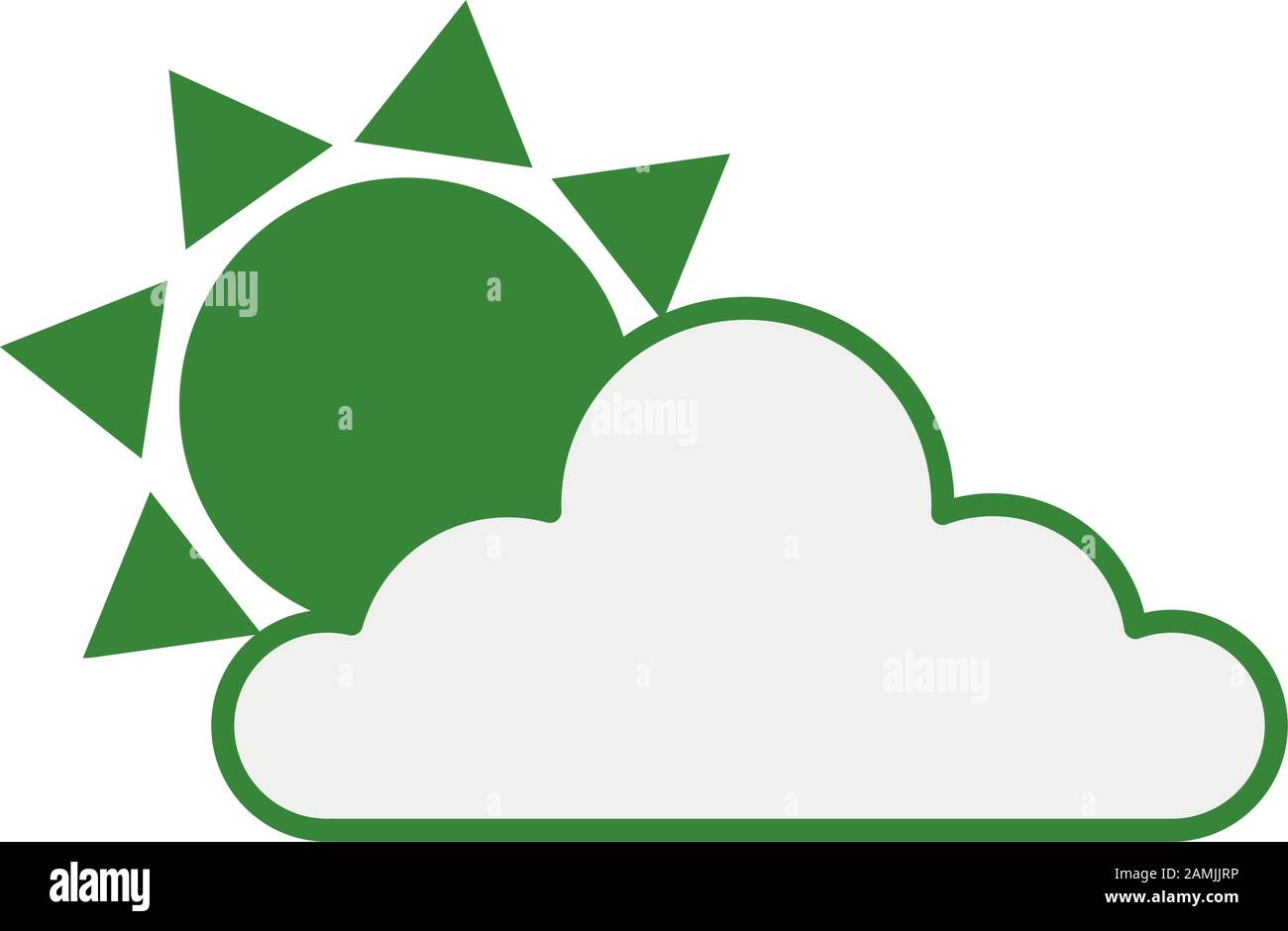 cute summer sun with cloud Stock Vector Image & Art - Alamy