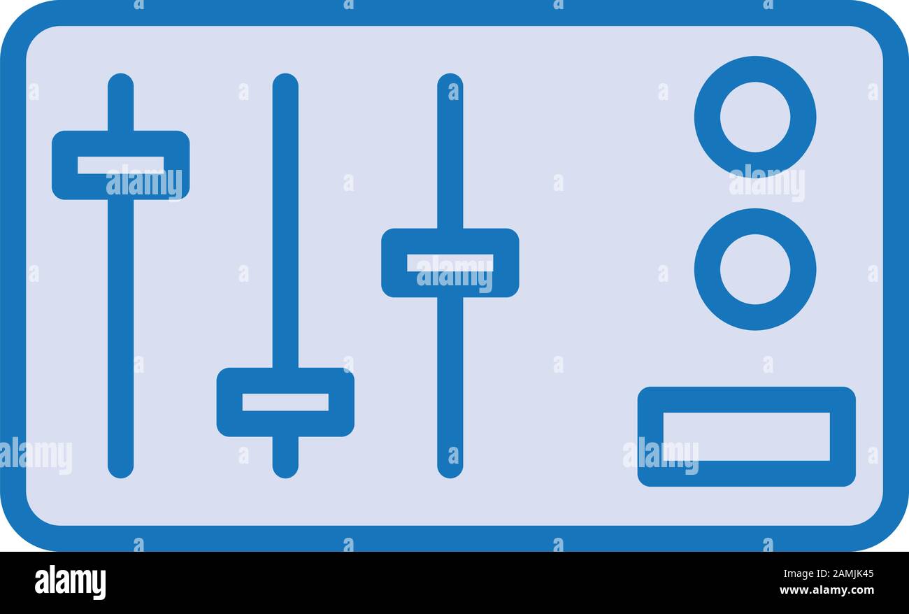 control panel audio isolated icon Stock Vector Image & Art - Alamy