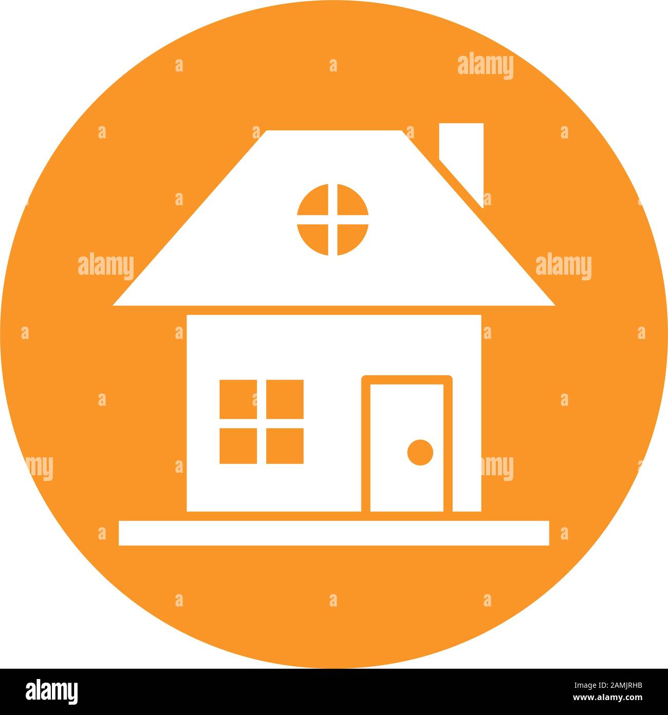 house front facade isolated icon Stock Vector Image & Art - Alamy