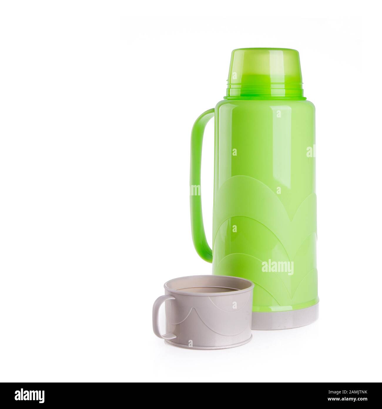 Thermo or Plastic Thermos flask on background new Stock Photo Alamy