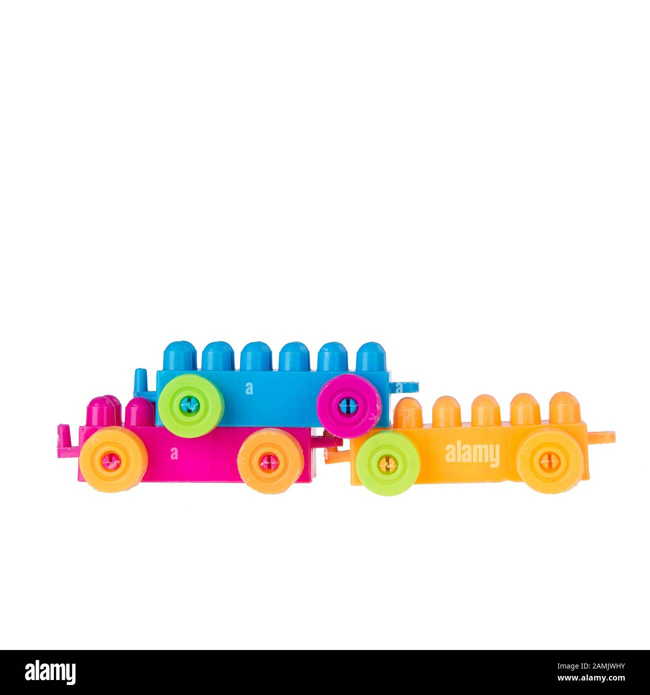 Toy or Toy block car on the background new Stock Photo
