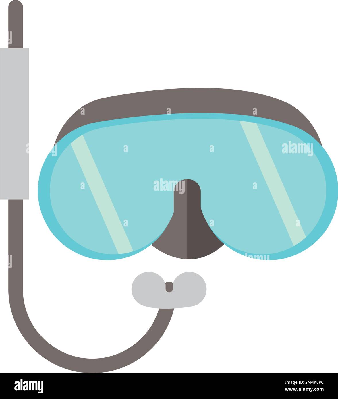 snorkel mask sport australia icon on white background vector ...