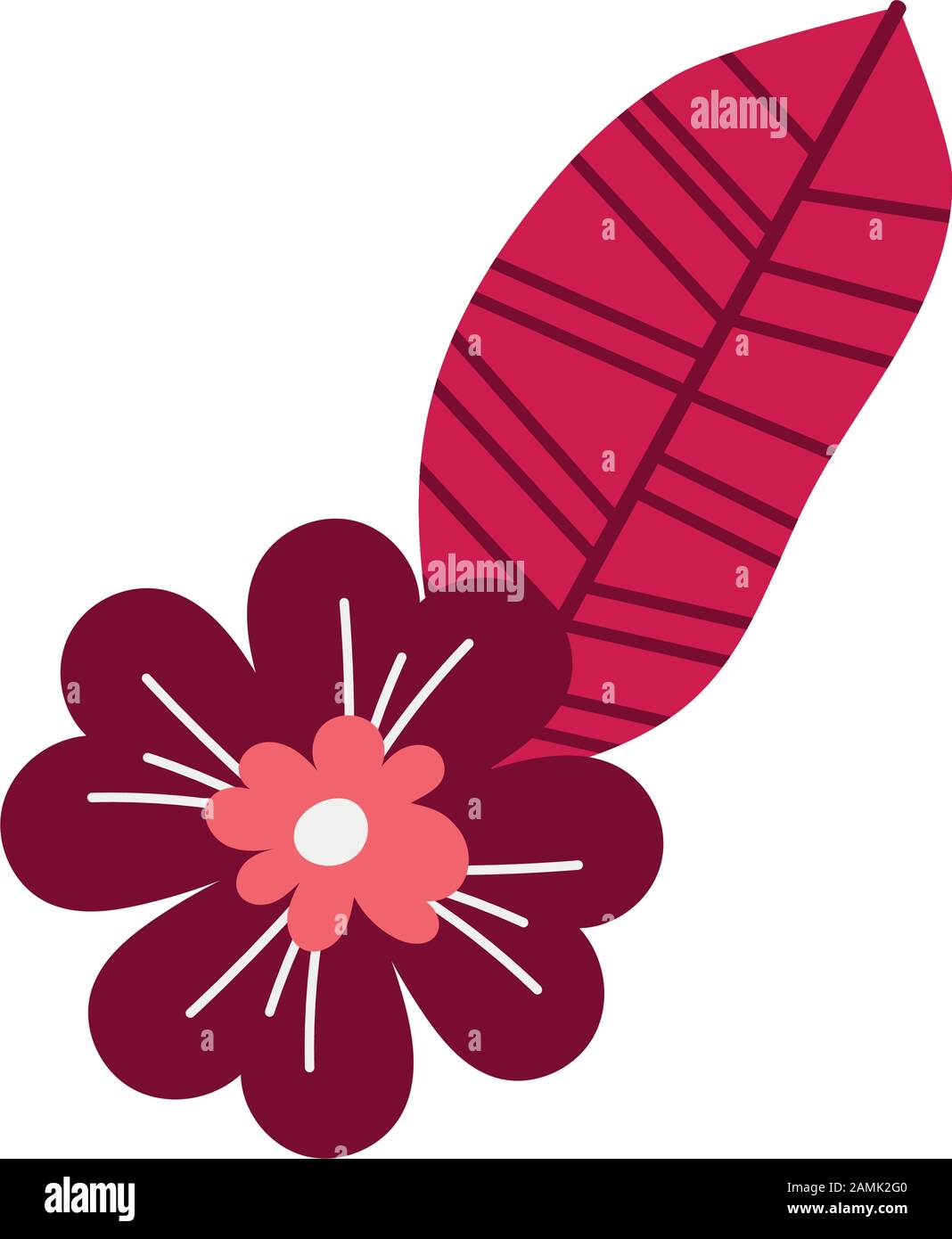 beautiful flower desing isolated icon Stock Vector Image & Art - Alamy