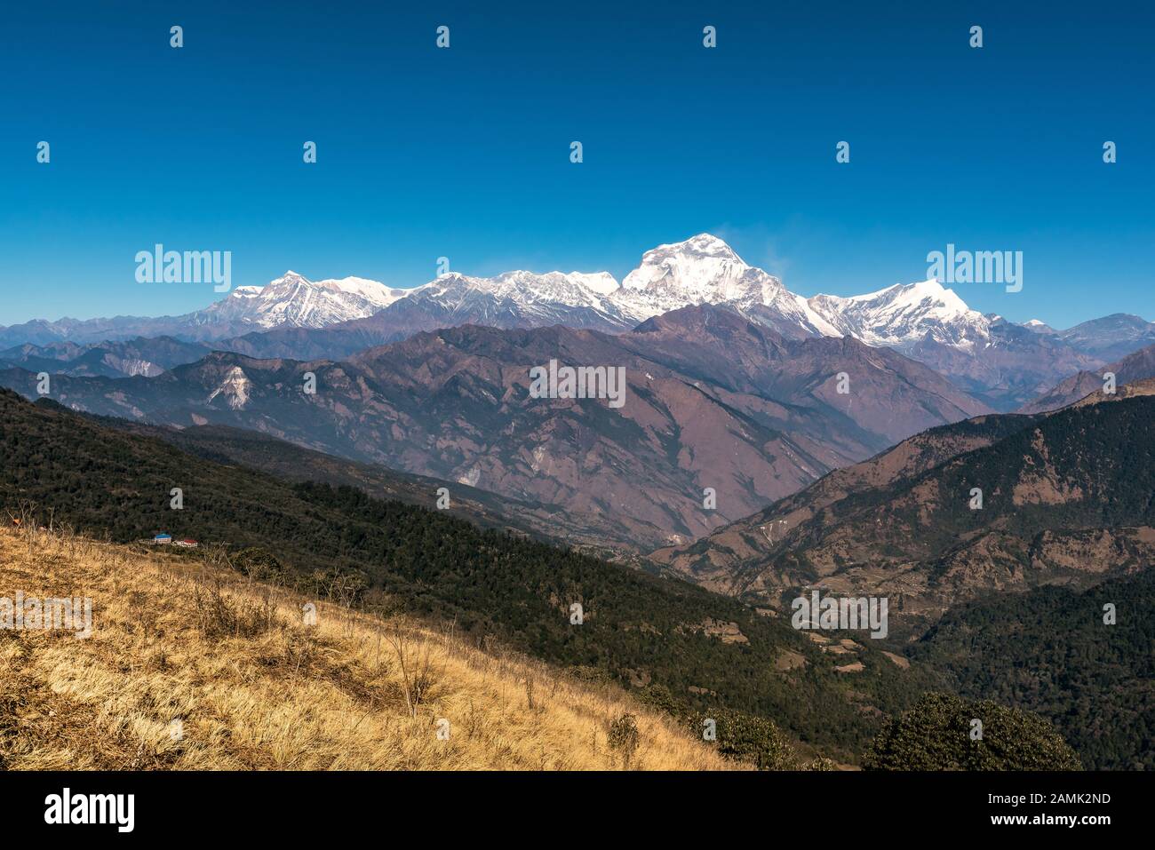 Himalayan trekking route hi-res stock photography and images - Alamy