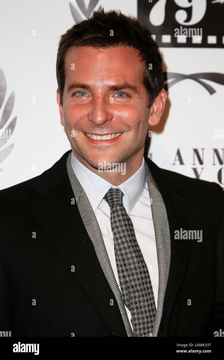 NEW YORK-JAN 6: Actor Bradley Cooper attends the New York Film Critics Circle Awards at the Edison Ballroom on January 6, 2014 in New York City. Stock Photo