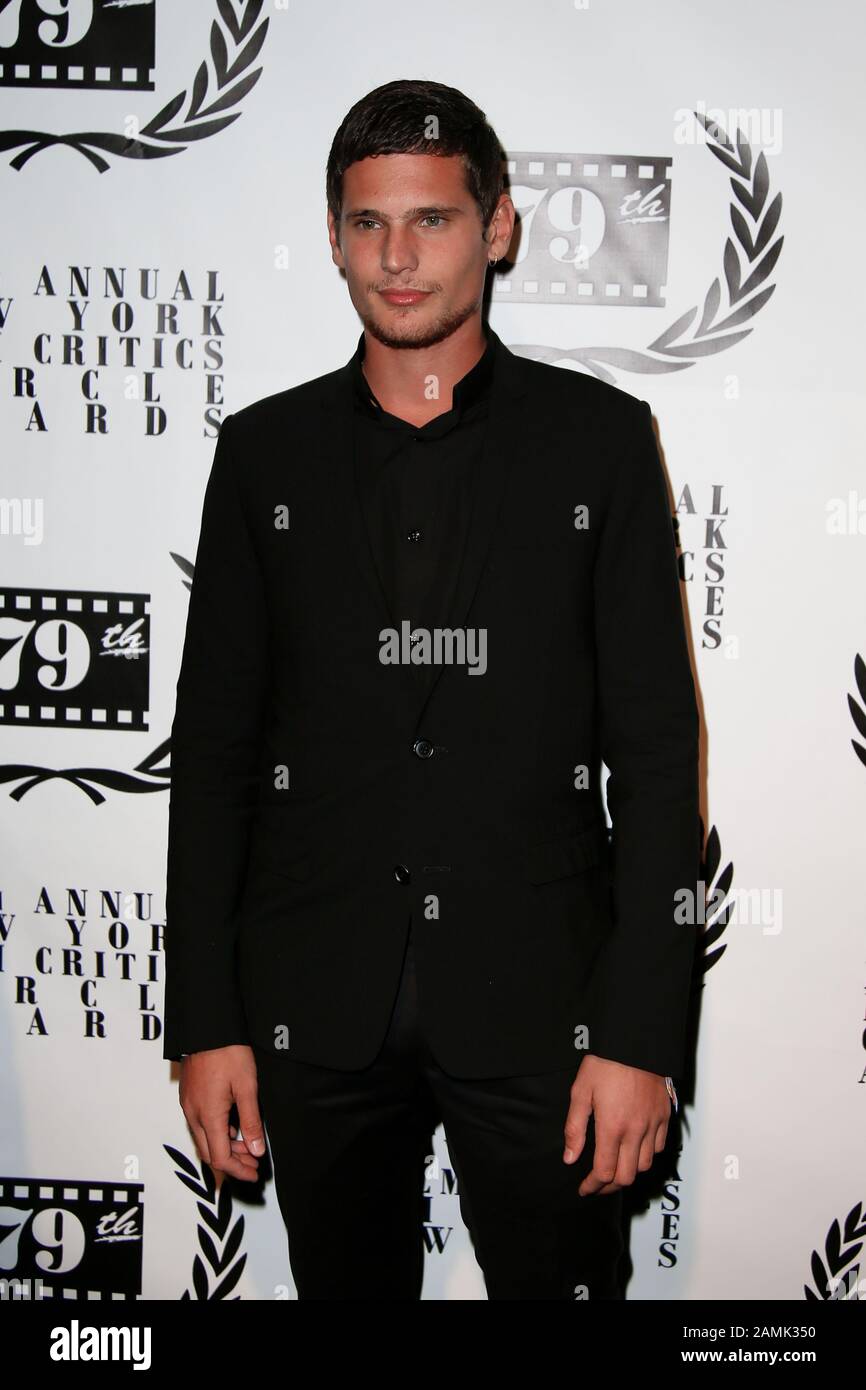 NEW YORK-JAN 6: Actor Jeremie Laheurte attends the New York Film Critics Circle Awards at the Edison Ballroom on January 6, 2014 in New York City. Stock Photo