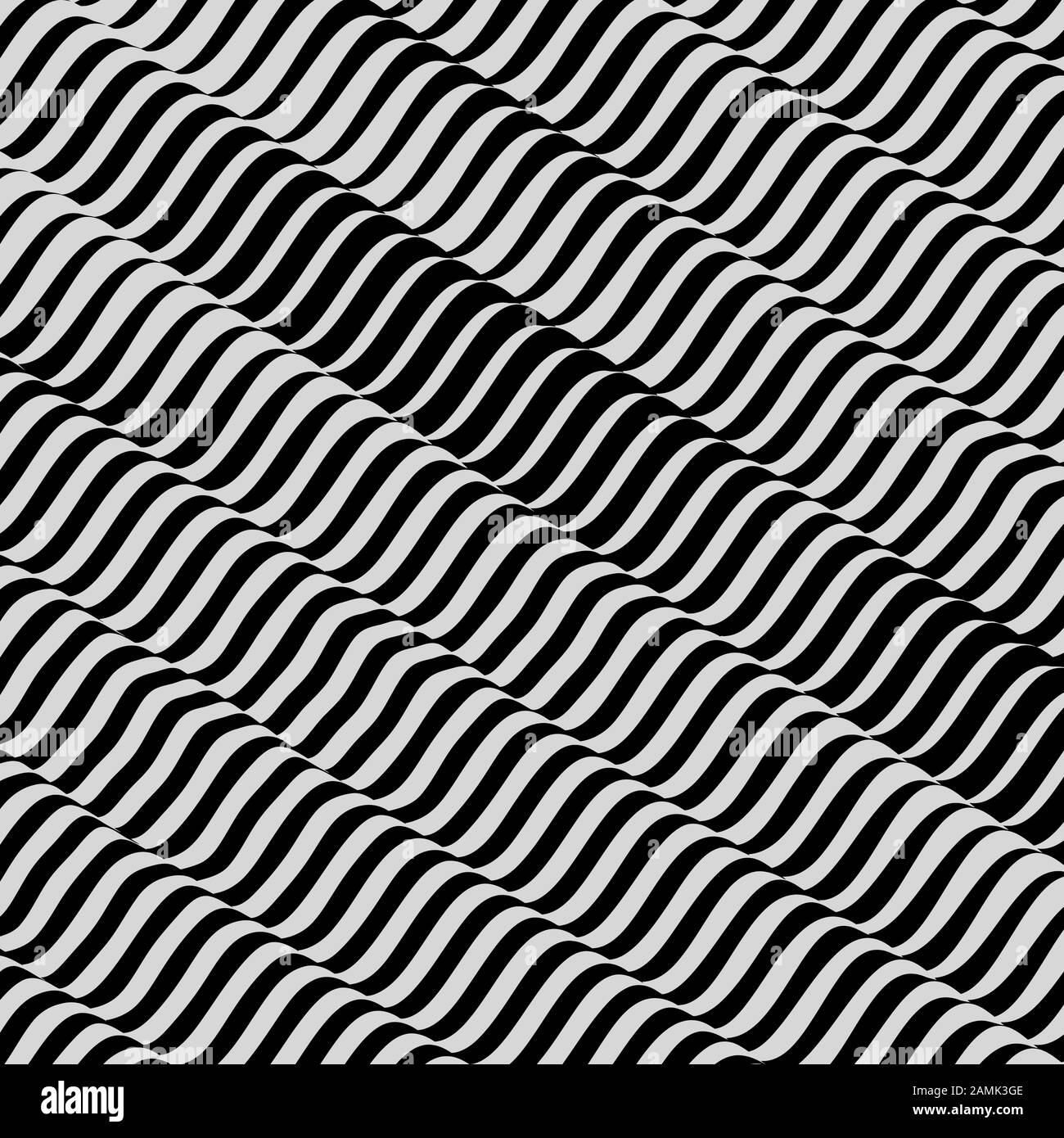 Pattern with optical illusion. Abstract background. 3D vector ...