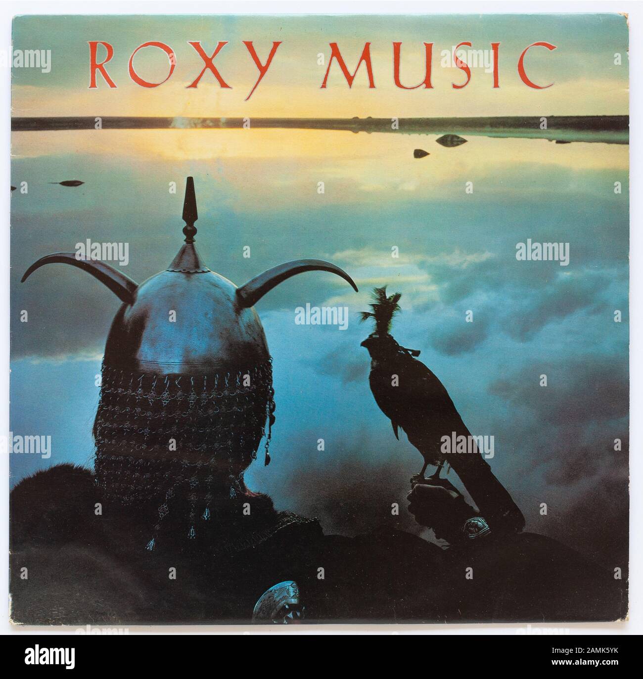 The cover of Avalon, 1982  album by Roxy Music on Polydor - Editorial use only Stock Photo