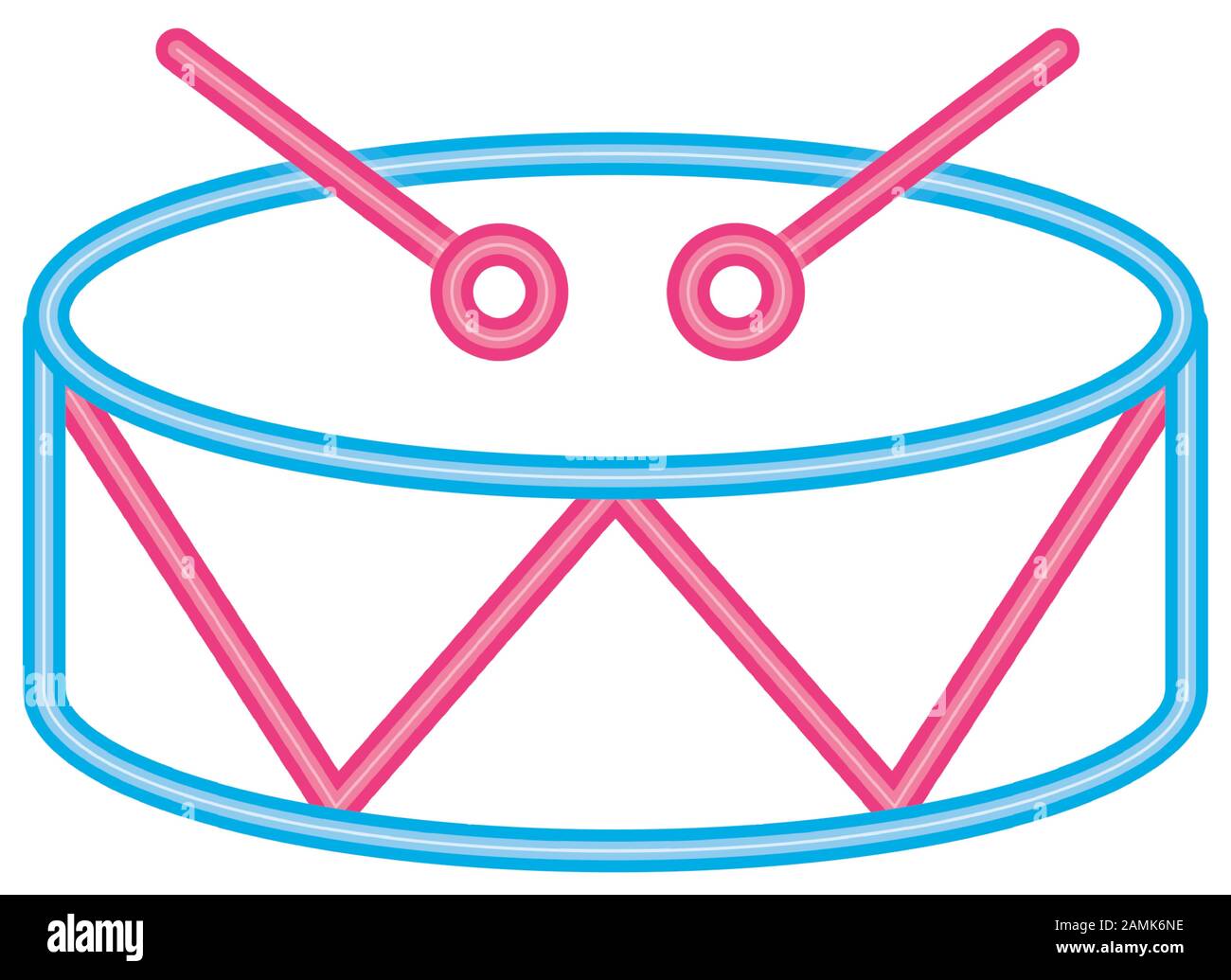drum musical instrument isolated icon Stock Vector Image & Art - Alamy