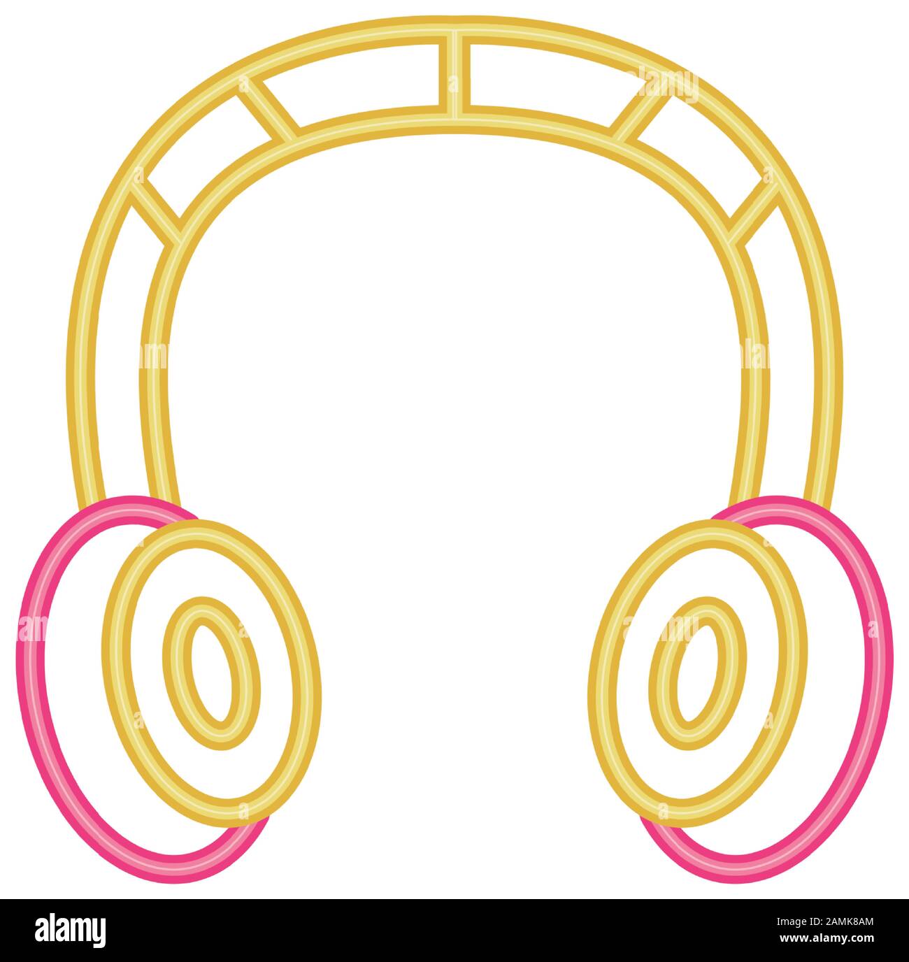 earphones audio device isolated icon Stock Vector Image & Art - Alamy