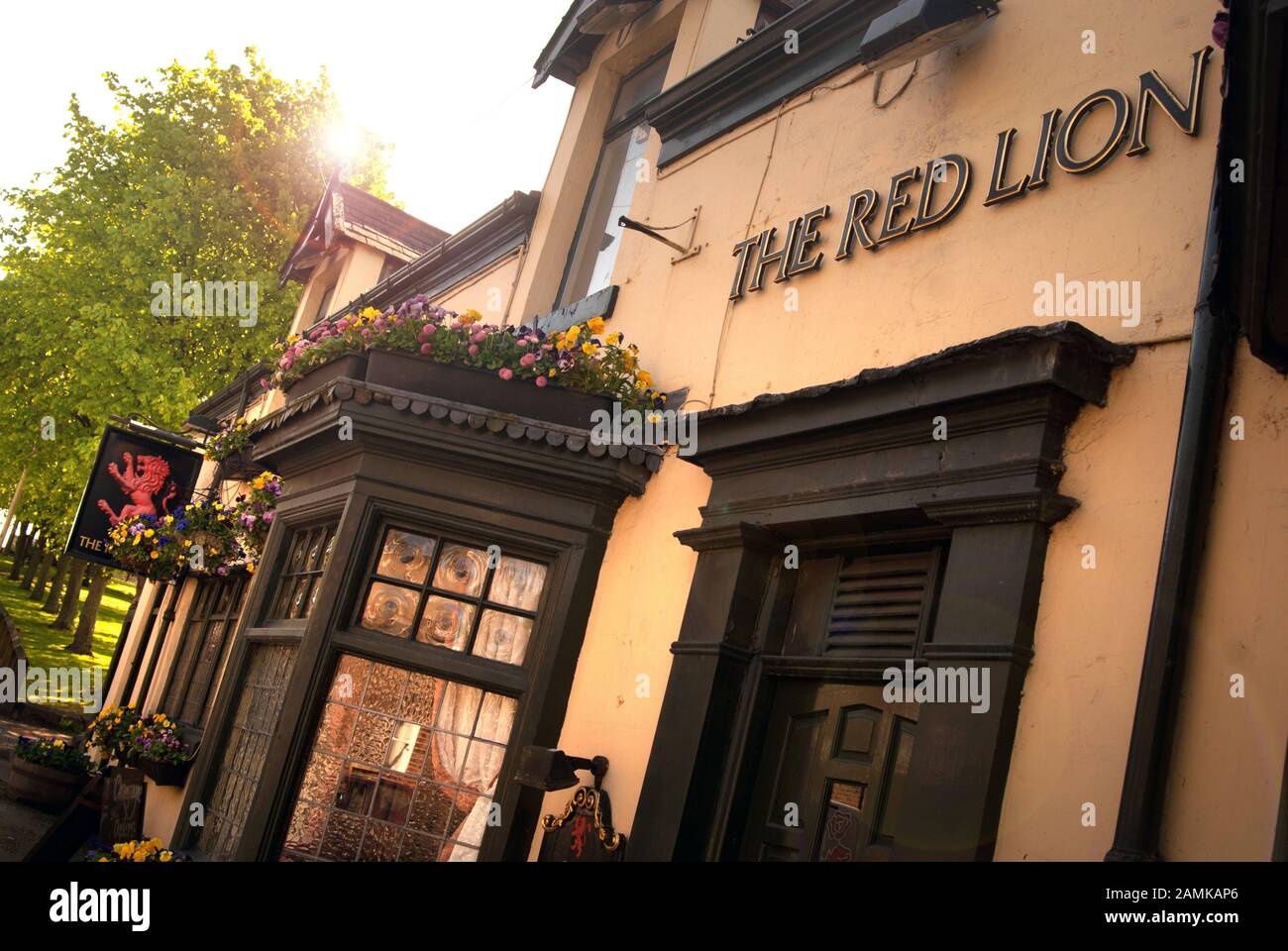 The Red Lion pub, West Boldon Stock Photo