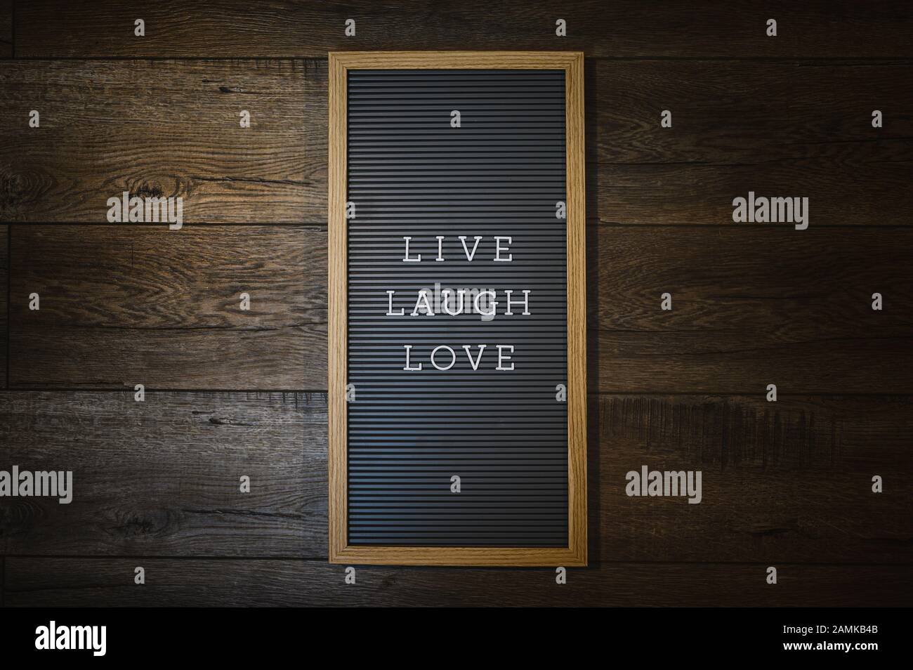 Live Laugh Love Sign Stock Photo