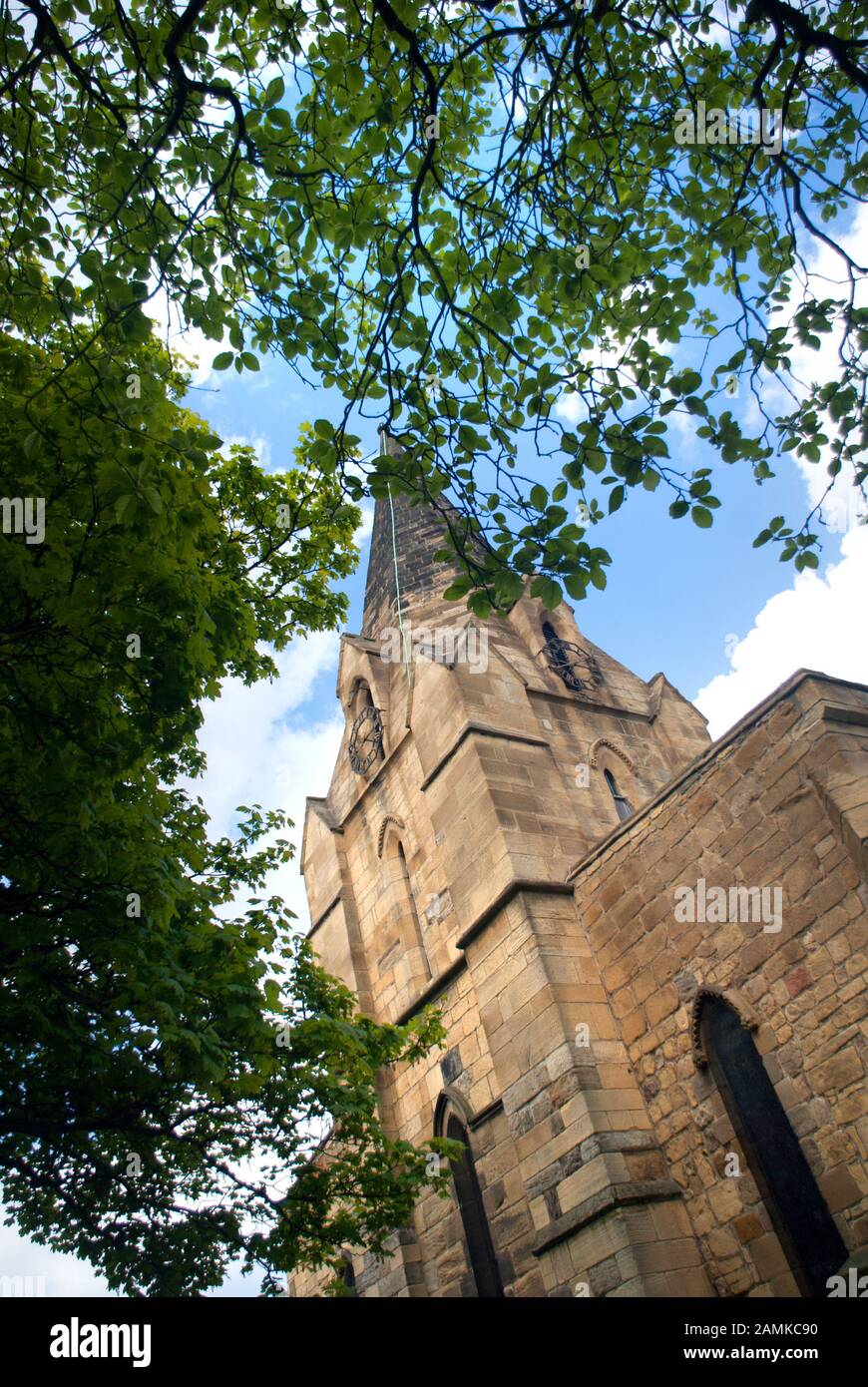 Parish church of St Nicholas, West Boldon,South Tyneside Stock Photo