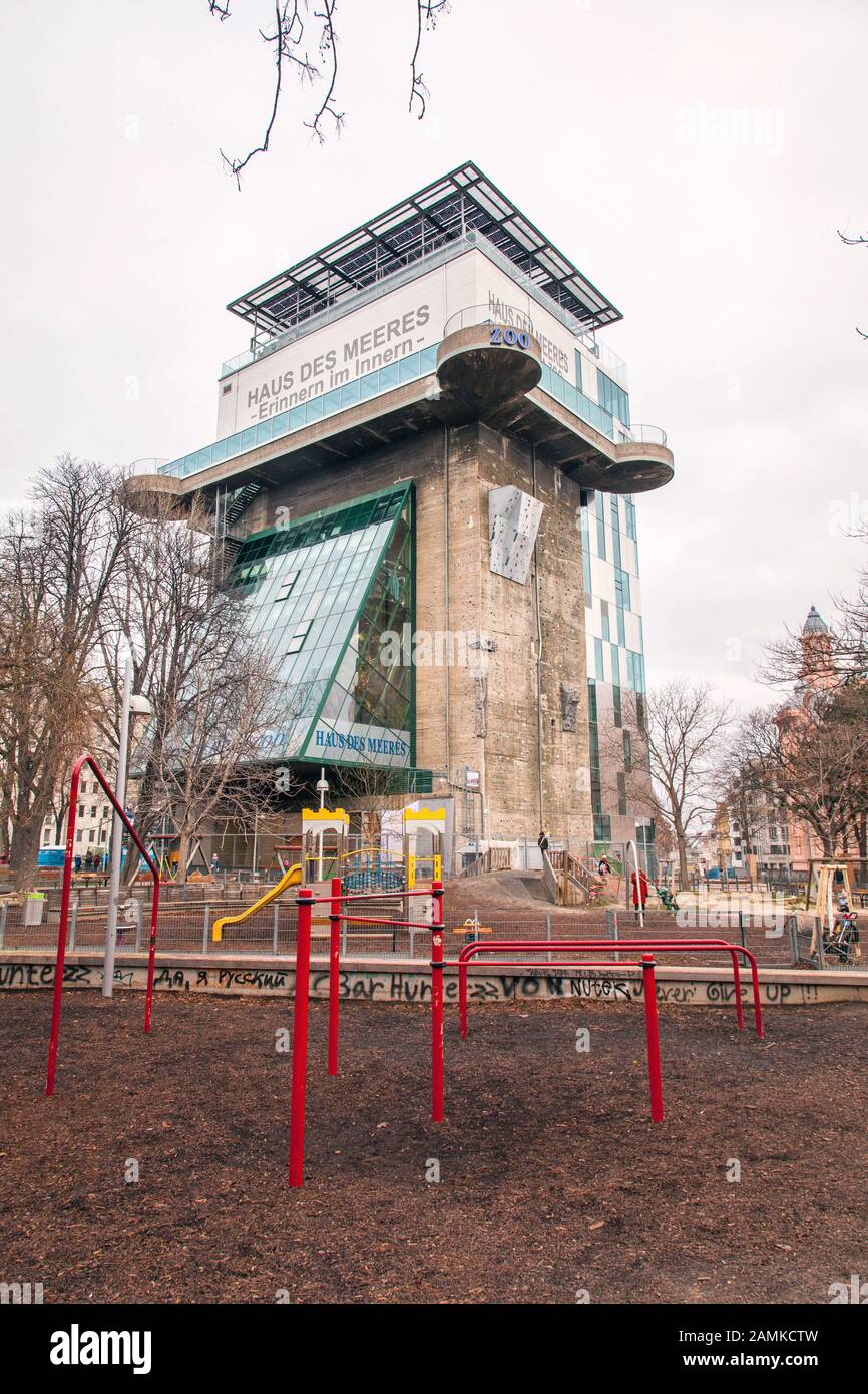 Haus Des Meeres Aquarium A Former German World War Two Anti