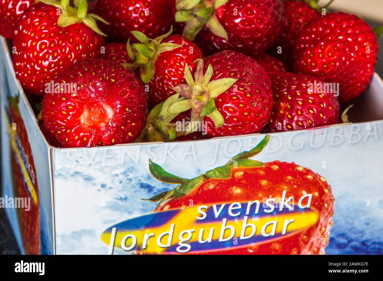 Fresh strawberries. Stock Photo