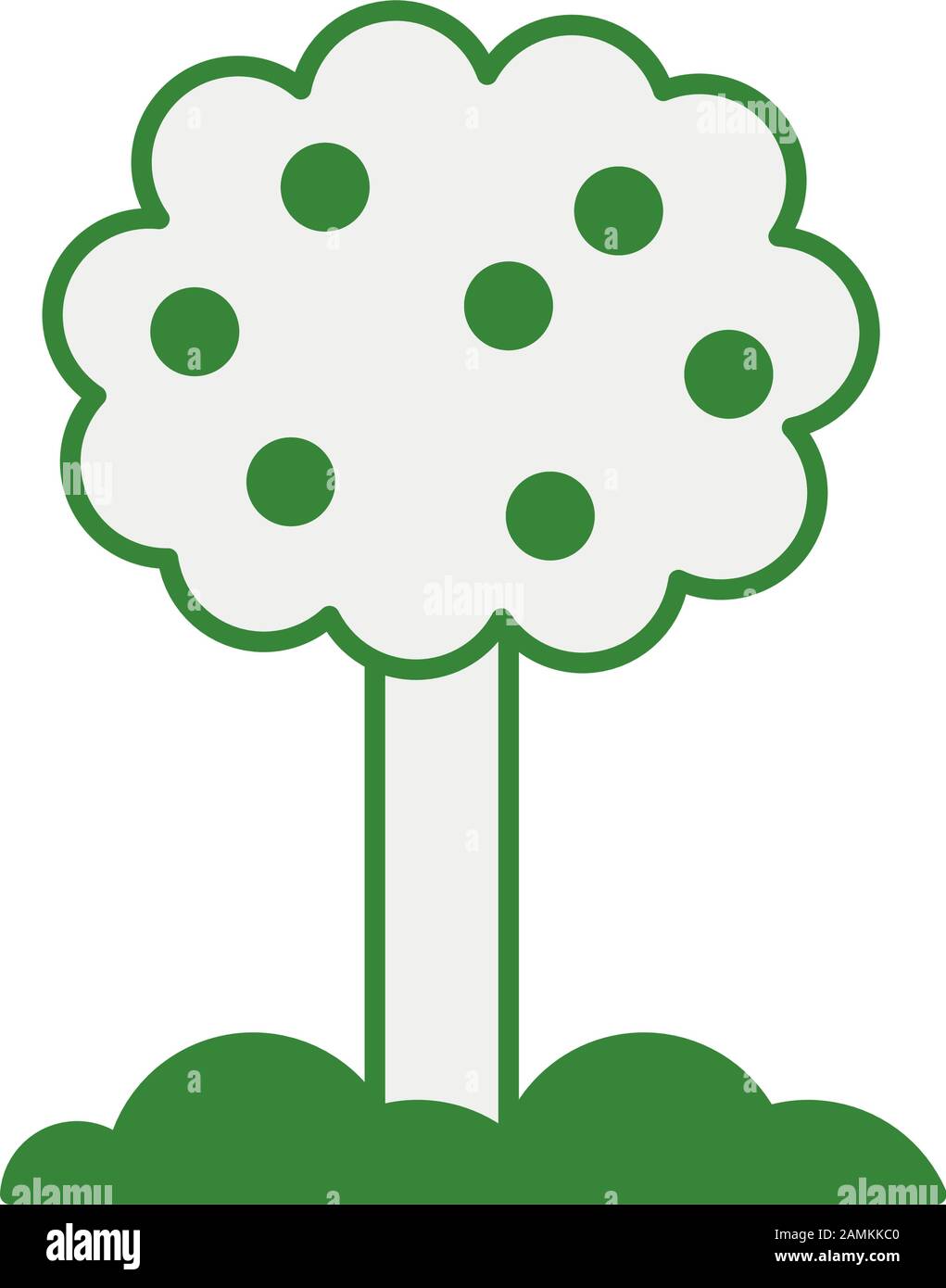 tree plant forest isolated icon Stock Vector Image & Art - Alamy