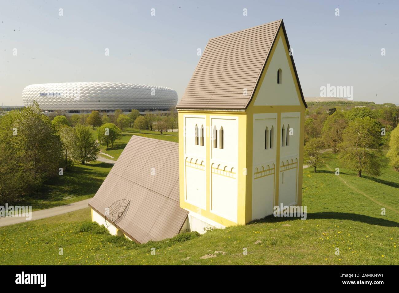 Art on Building, Quivid program Munich. Professor Timm Ulrichs has