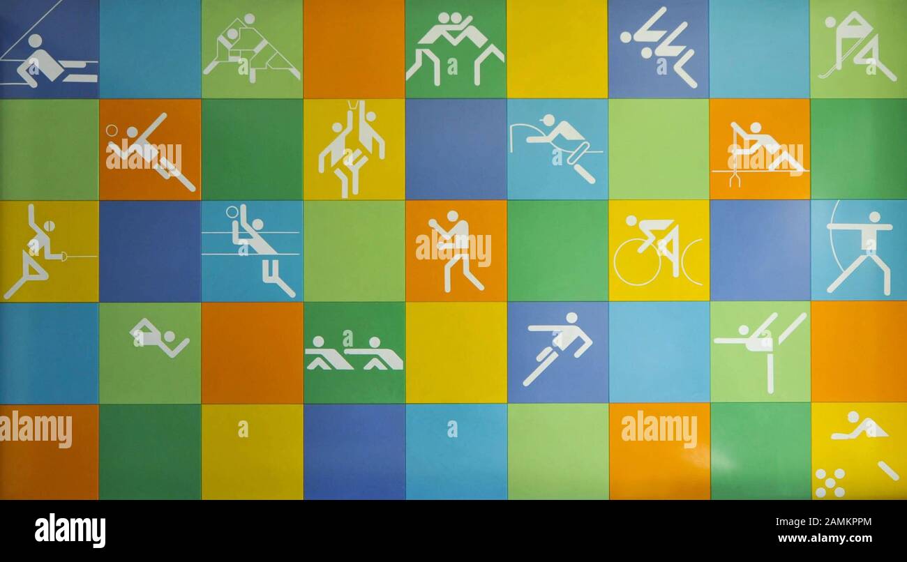 Olympic sports pictograms icons Stock Vector Images - Alamy