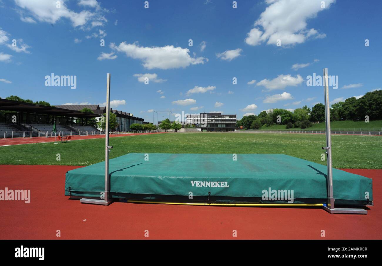 High jump facility in the central university sports facility TUM Campus