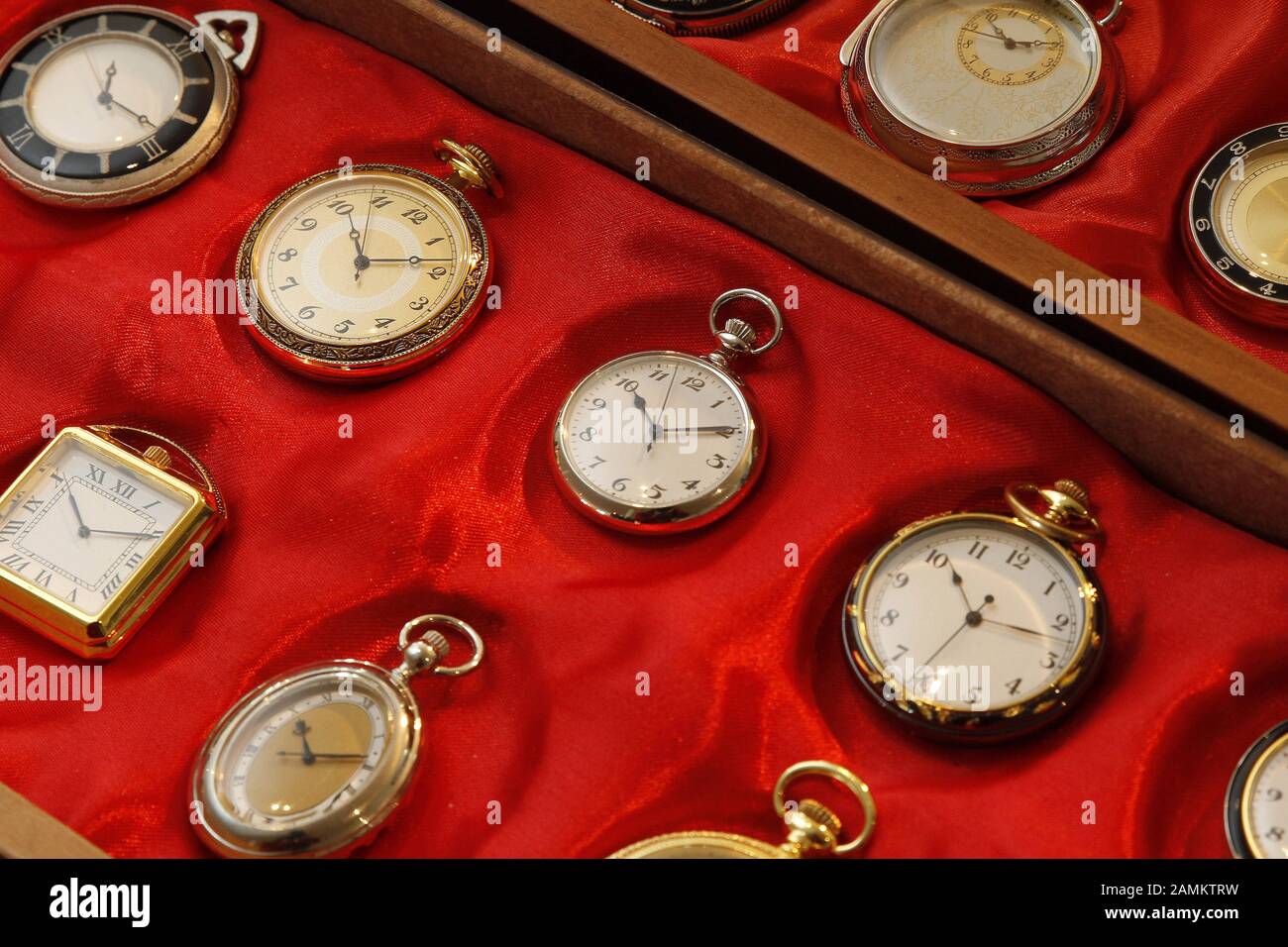 Pocket watches at the traditional costume and musical instrument market