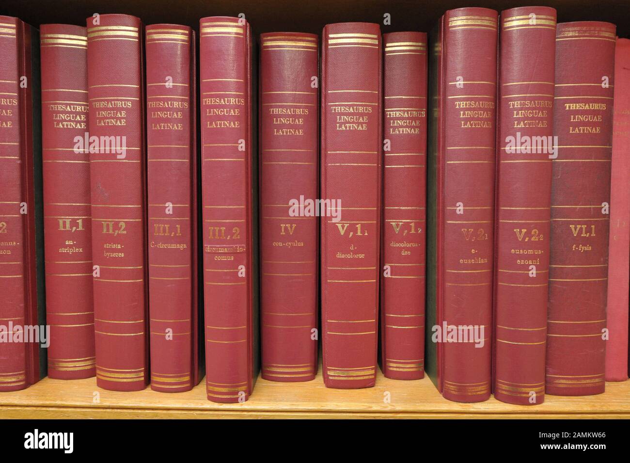 The printed edition of the "Thesaurus Linguae Latinae" in the Special