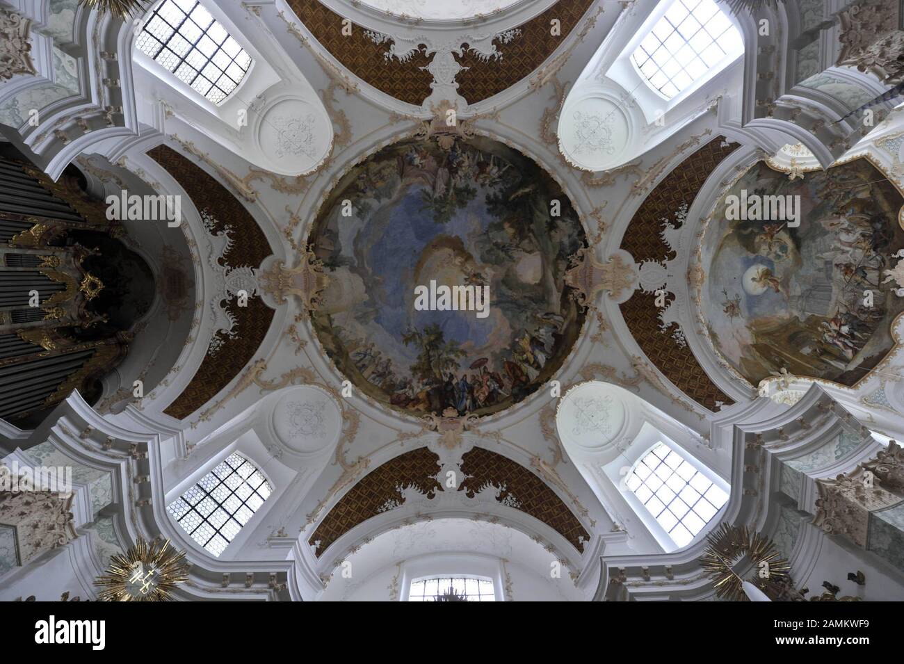 Interior view of the church St. Michael in Berg am Laim. [automated ...