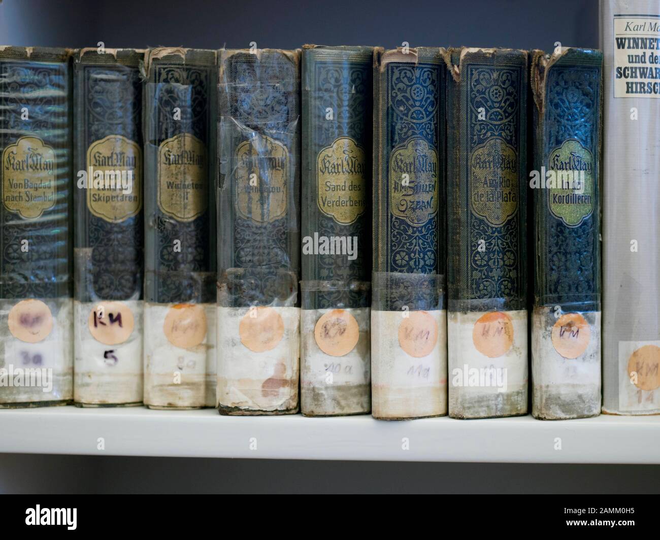 Prisoners' library in the youth detention centre in the former