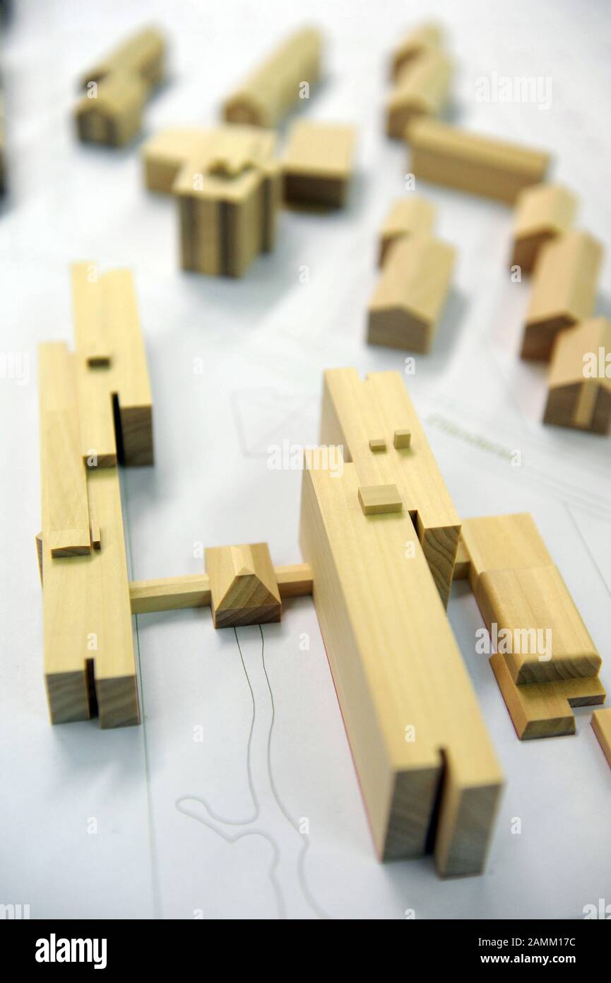 The Department of Urban Planning in Munich produces model buildings for ...