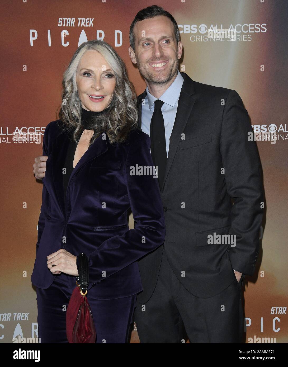 Gates McFadden and Guest at the CBS All Access' STAR TREK PICARD Premi...