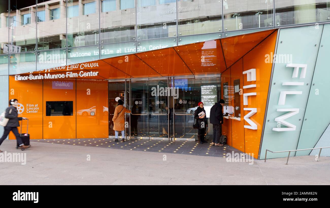 Elinor Bunin Munroe Film Center At Lincoln Center 144 W 65th Street New York Ny Exterior Of A Cinema In Manhattan S Upper West Side Stock Photo Alamy