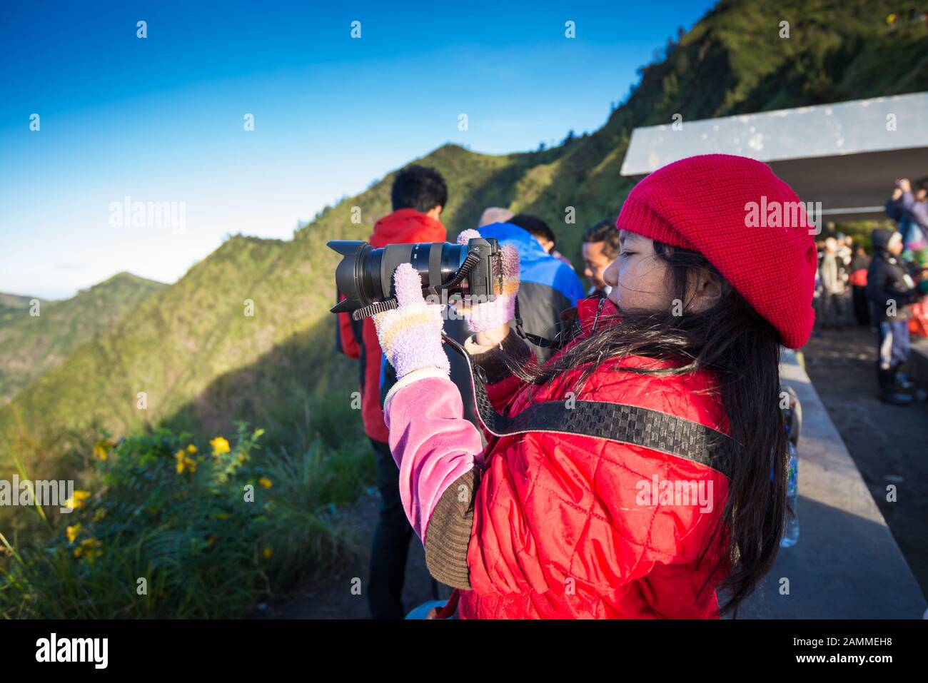 Volcanoes from penanjakan viewpoint hi-res stock photography and images ...