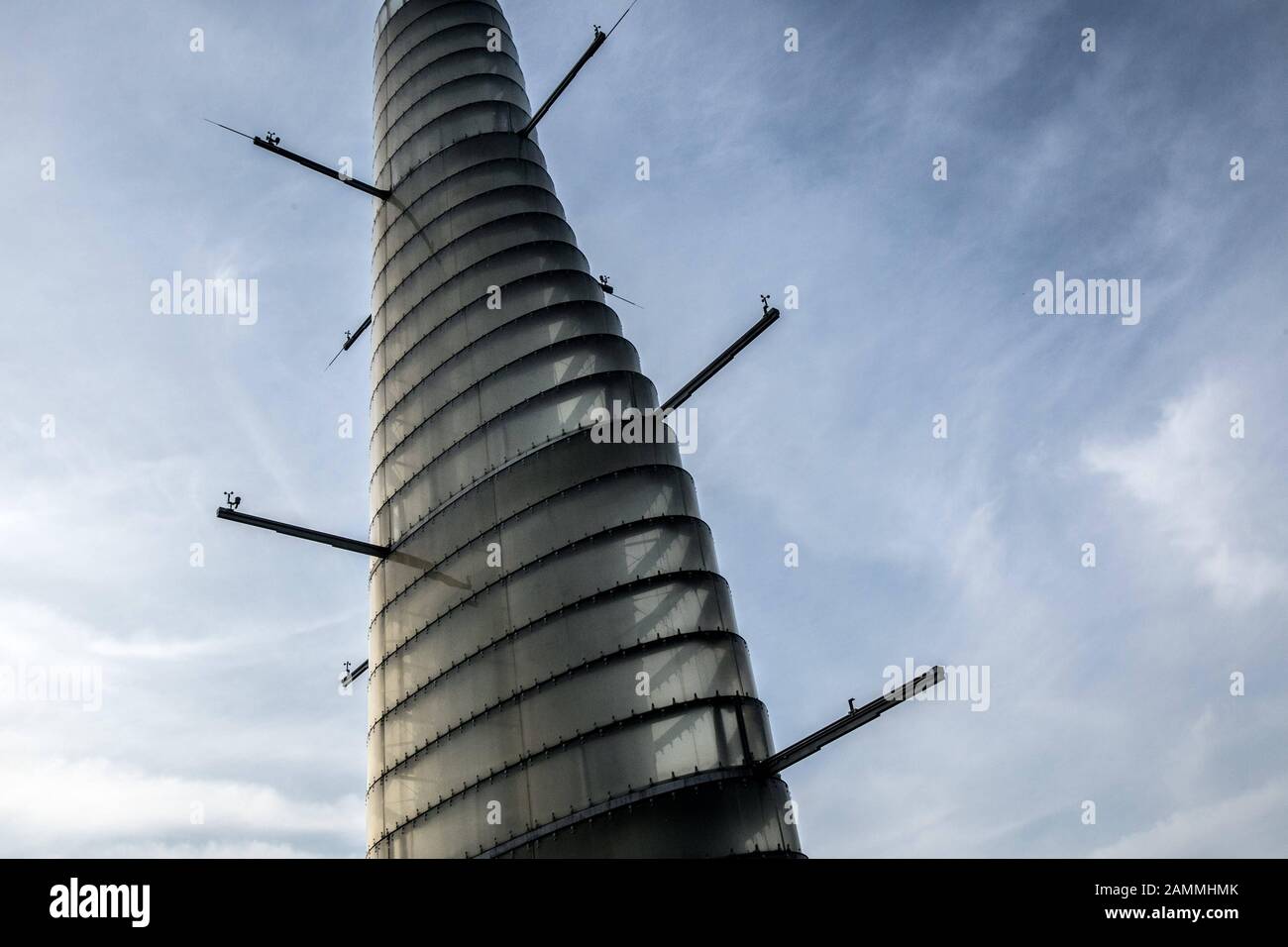 Oskar-von-Miller-Tower, meteorological measuring tower [automated translation] Stock Photo