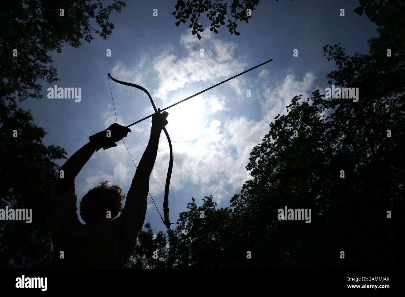 Japanese archery at the cultural weekend IsarLudwig in the district