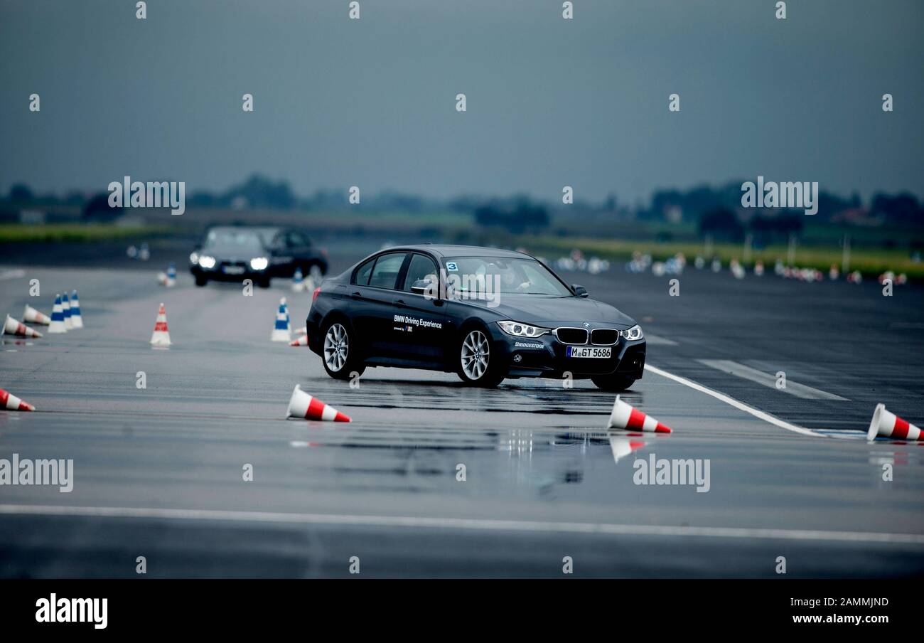 Fürstenfeldbruck / FFB Bruck: BMW Driving Experience on the former air base. [automated translation] Stock Photo