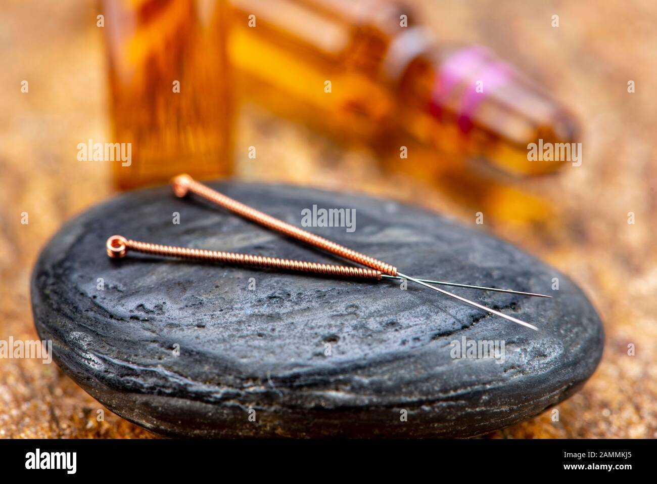 Alternative medicine with acupuncture [automated translation] Stock Photo -  Alamy